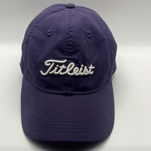 Titleist Purple Golf Cap with Embroidered Logos & Pink Ribbon